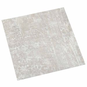 vidaXL Sj&auml;lvh&auml;ftande golvplankor Ljusgr&aring; 30,5 x 30,5 cm 20 st PVC