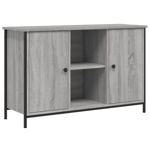 vidaXL Tv-b&auml;nk gr&aring; sonoma 100x35x65 cm konstruerat tr&auml;
