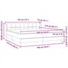 vidaXL Res&aring;rs&auml;ng med res&aring;rmadrasser m&ouml;rkgr&aring; 180x210 cm sammet