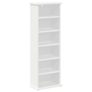 vidaXL CD Sk&aring;p Vit 32 x 17 x 92 cm Konstruerat tr&auml;