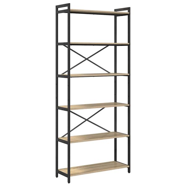 vidaXL Hyllsystem Sonoma-ek 40 x 30 x 85 cm Konstruerat tr&auml;