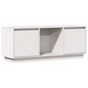 vidaXL Tv-b&auml;nk vit 110,5x35x44 cm massiv furu