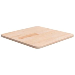 vidaXL Fyrkantig bordsskiva 40x40x1,5 cm obehandlat massiv ek