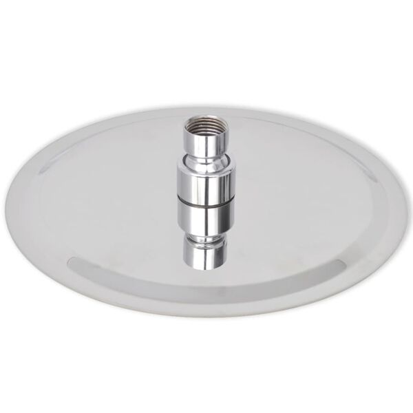 vidaXL Munstycke till takdusch rostfritt stål 20 cm rund