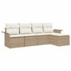 vidaXL Tr&auml;dg&aring;rdsoffset 5 st Beige konstrotting