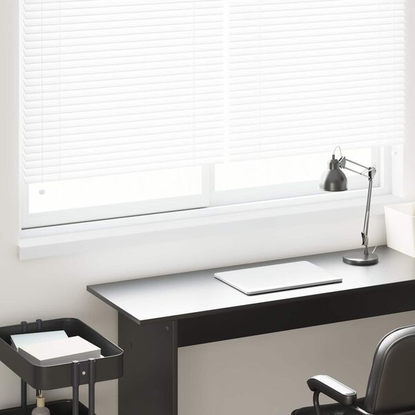 vidaXL F&ouml;nsterbr&auml;da Vit 120 x 15 x 4,5 cm PVC