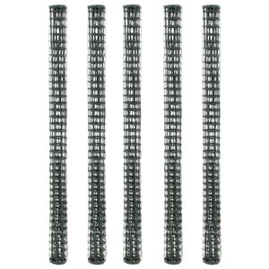 vidaXL St&auml;ngseln&auml;t 5 st HDPE 1x1,2 m gr&ouml;n