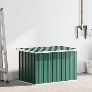 vidaXL F&ouml;rvaringsl&aring;da f&ouml;r tr&auml;dg&aring;rden gr&ouml;n 109x67x65 cm