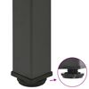 vidaXL Soffbordsben 4 st antracit 30-32 cm st&aring;l