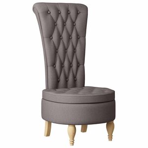 vidaXL Slipperf&aring;t&ouml;lj Taupe 56,5 x 70 x 110 cm tyg