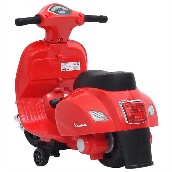 vidaXL Elektrisk leksaksvespa GTS300 r&ouml;d