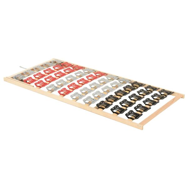 vidaXL Ribbotten med 12 ribbor justerbart huvudomr&aring;de 120x200 cm