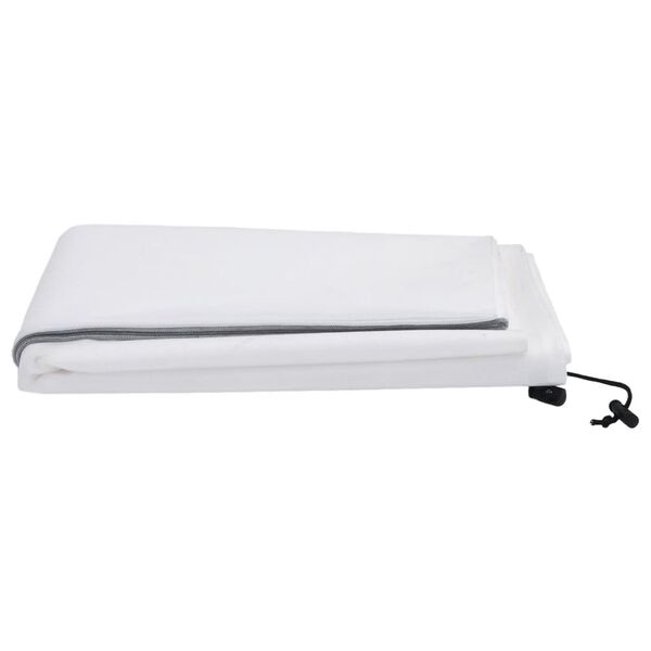 vidaXL Fiberduk med blixtl&aring;s 70 g/m&sup2; 3,93x3,5 m
