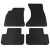 vidaXL Bilmattor 4 delar gummi f&ouml;r Audi A4 (B8) A5 Sportback