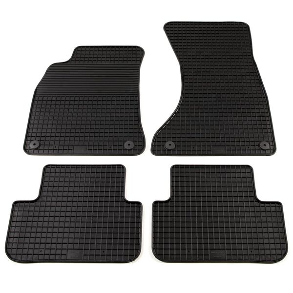 vidaXL Bilmattor 4 delar gummi f&ouml;r Audi A4 (B8) A5 Sportback