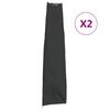 vidaXL Parasoll&ouml;verdrag 2 st 190x50/30 cm 420D oxford