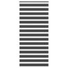 vidaXL Rullgardin zebra svart 110x200 cm tyg bredd 105,9 cm polyester