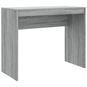 vidaXL Skrivbord gr&aring; sonoma 90x40x72 cm konstruerat tr&auml;