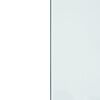 vidaXL Glasskiva för öppen spis rektangulär 80x50 cm