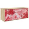 vidaXL V&auml;ggmonterad TV-sk&aring;p AACHEN 102 x 33 x 40 cm Sonoma-ek