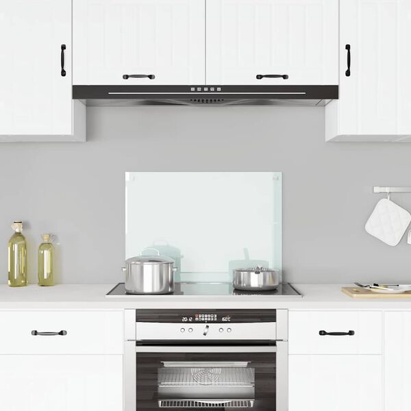 vidaXL St&auml;nkskydd mj&ouml;lkf&auml;rgad 70x50 cm h&auml;rdat glas