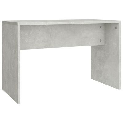 vidaXL Sminkbord set betonggrå 74,5x40x141 cm