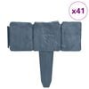 vidaXL Rabattkant plast stendesign 41 st 10 m