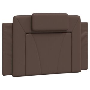 vidaXL Headboard Cushion "Viana" Brown 80 cm Faux Leather