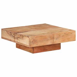 vidaXL Soffbord 80x80x28 cm massivt akaciatr&auml;