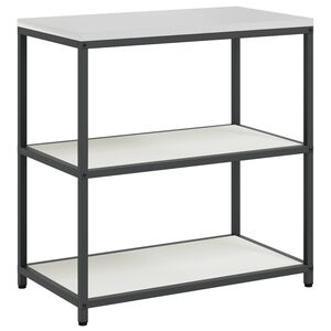 vidaXL K&ouml;k Hyllsystem HATTEM Vit 90 x 50 x 92 cm St&aring;l