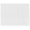 vidaXL Spetsgardin med gardiner Blommor Vit 245 x 500 cm Polyester
