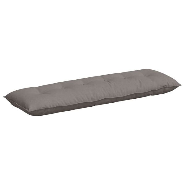 vidaXL Ryggkudde Taupe 160 x 19 x 50 cm tyg