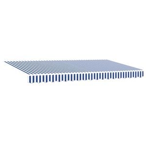 vidaXL Utdragbar markis Bl&aring; 350 x 200 cm tyg