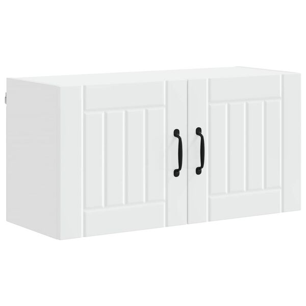 vidaXL K&ouml;kssk&aring;p Lucca Vit 80 x 31 x 40 cm Konstruerat tr&auml;