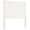 vidaXL S&auml;nggavel vit 81x4x100 cm massiv furu