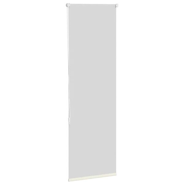 vidaXL Rullgardin mörkläggning naturvit 60x150 cm tyg bredd 55,7 cm