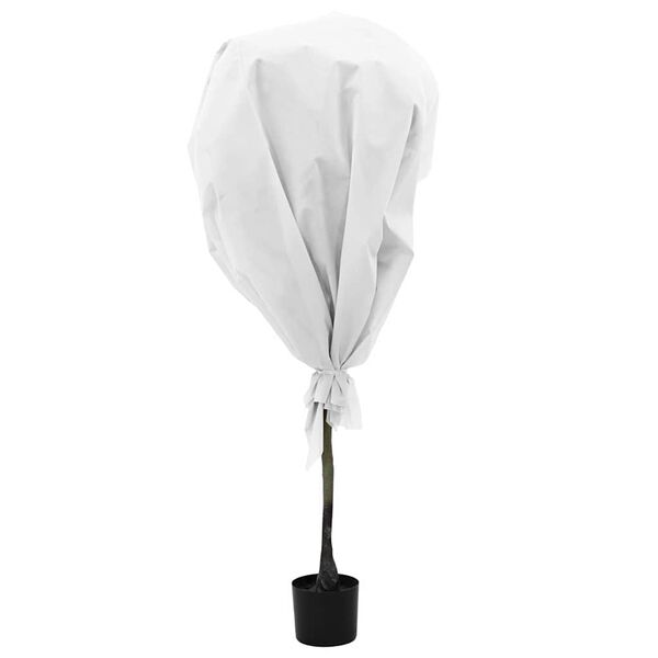 vidaXL Frostskydd för växtfleece Vit 20 x 1,6 m Syntetiskt tyg