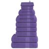 vidaXL 12-delat handduksset FROGN lila 360 gsm