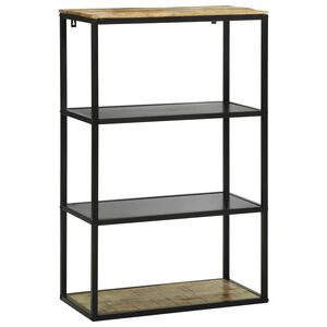 vidaXL Bokhylla 70 x 35 x 110 cm Massivt Mangotr&auml;