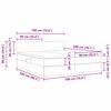 vidaXL F&ouml;rvaringss&auml;ng med madrass med huvudgavel M&ouml;rkgr&ouml;n 90 x 200 cm