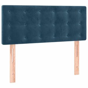 vidaXL S&auml;nggavel m&ouml;rkbl&aring; 80x5x78/88 cm sammet