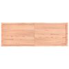 vidaXL Bordsskiva ljusbrun 180x60x(2-6) cm massivt tr&auml; levande kant