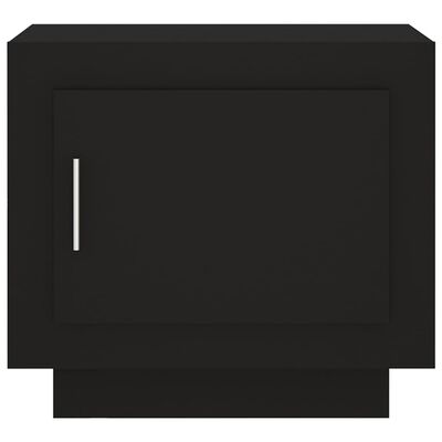 vidaXL Soffbord svart 51x50x45 cm konstruerat trä