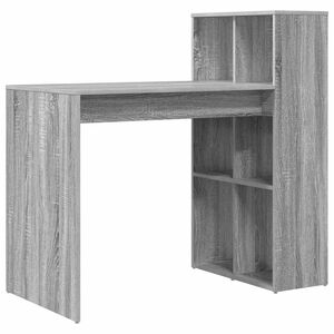 vidaXL Skrivbord Gr&aring; Sonoma Konstruerat tr&auml; 108 x 55 x 103.5 cm