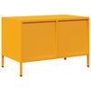 vidaXL Tv-bänk senapsgul 68x39x43,5 cm kallvalsat stål
