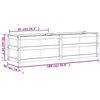 vidaXL Odlingslåda 180x50x50 cm vit massiv furu