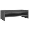 vidaXL Sk&auml;rmst&auml;ll gr&aring; 50x24x16 cm massiv furu