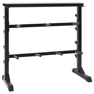 vidaXL Skivst&aring;ngsst&auml;ll Svart 99 x 45 x 95,5 cm Pulverlackerat st&aring;l