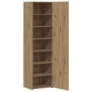 vidaXL Sk&aring;p 2 pcs Artisan Ek 50 x 42,5 x 185 cm