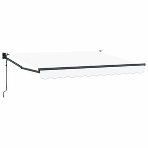 vidaXL Elektrisk Retraktabel Markis Vit 2,5 x 2 m